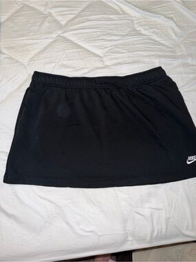 Nike Black Sport Skirt with Drawstring Waist